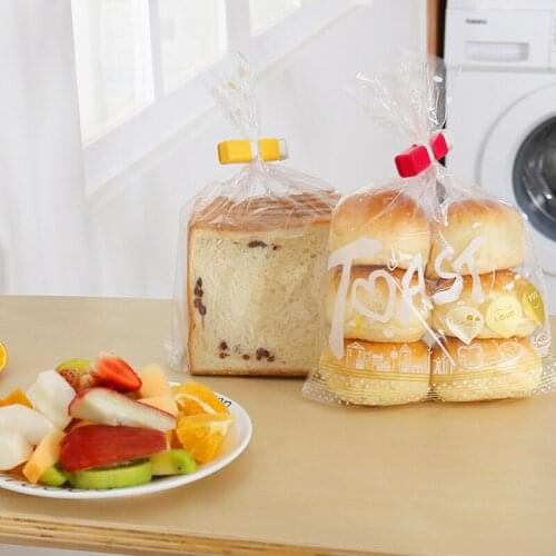 3pcs/set Elastic Button Bread Bag Sealing Clip Food Preservation Bag Sealing Clip Snack Clip Plastic Tool Kitchen Accessories