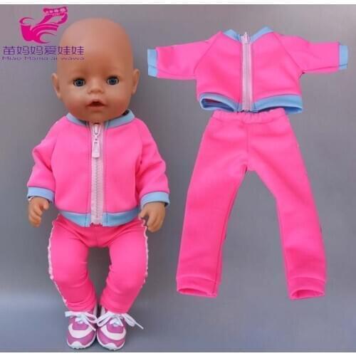 45cm new born baby Doll boy clothes trousers set for 18" 43cm og girl doll outfit play toys girl wear