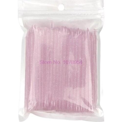 50bags Crystal Rod Nail Point Drill Rod Reusable Manicure Pusher Cuticle Rhinestones Cuticle Care Remover Pedicure