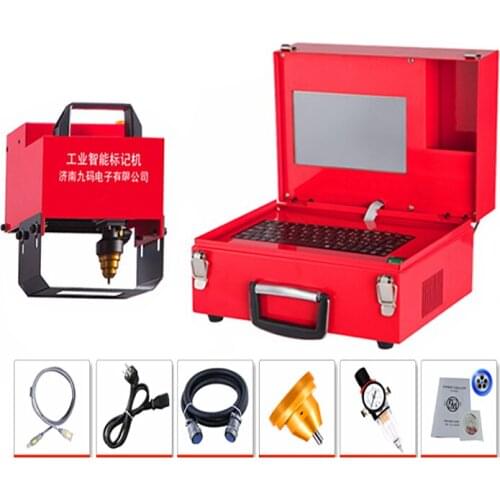 80x20mm Portable engraving Hand-held electric touch marking machine for Nameplate Cylinder number Frame number Plotter