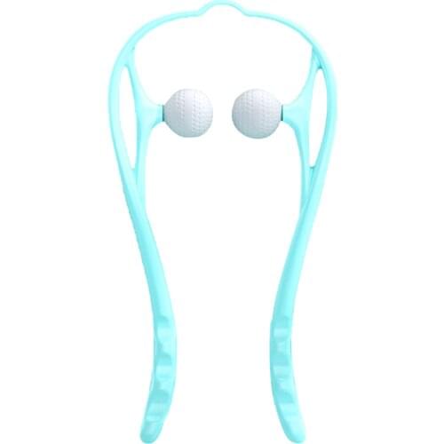 Anti Skid Pain Relief Handheld Body Care 360 Degrees Rotation Neck Massager Elastic Roller Alleviate Fatigue Manual Shoulder
