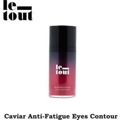 LE-TOUT Caviar Anti-Fatigue Eyes Contour 15 mL Intensive Eye Treatment Antibolsas Antiwrinkle Natural Cream Le Tout Cosmetics