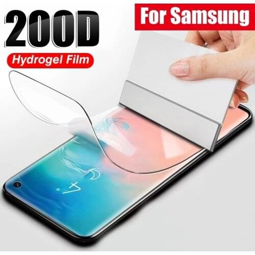 Hydrogel Film on the Screen Protector For Samsung Galaxy A7 A8 2018 A5 2017 A50 A70 Screen Protector For J6 Plus 2018 A40 A30