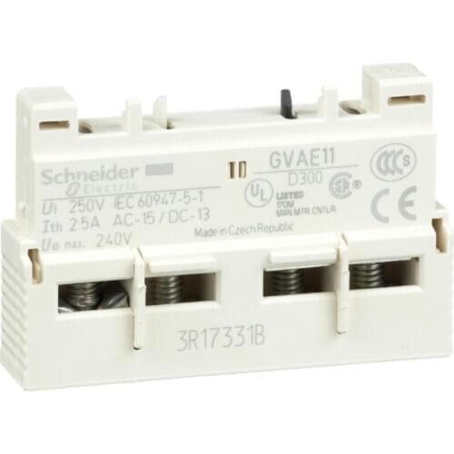GVAE11 GV-AE11 TeSys GV2 & GV3 - auxiliary contact - 1 NO + 1 NC
