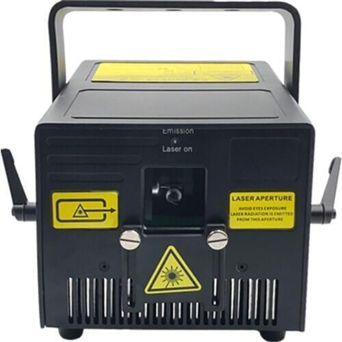 6W RGB laser light with DT40 glavo by TTL and Analog Modulation for DMX or ILDA DJ stage light projector