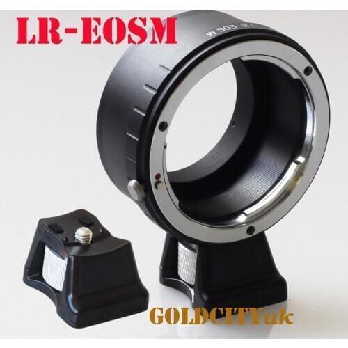 LR-EOSM adapter ring with tripod for leica R LR Lens to canon EOSM EF-M EOSM/M2/M3/M5/M10/m50 camera body
