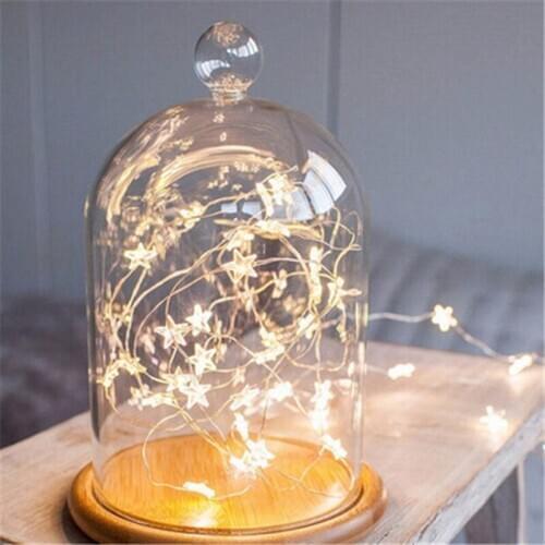 Mini Silver Wire Copper String Lights And Star String Lights For Indoor And Outdoor Decoration And Holiday Party Decoration YK02