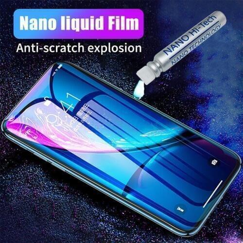 3Pcs Nano Liquid Universal Tempered Glass For iPhone X XS Max XR Screen Protector Full Cover For Xiaomi huawei Anti-Scratch Film