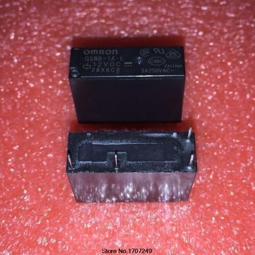Free Shipping 10PCS new original Omron Relay G5NB-1A-E-12VDC G5NB-1A-E-DC12V G5NB-1A-E-12V G5NB-1A-E 12VDC 5A 4Pin