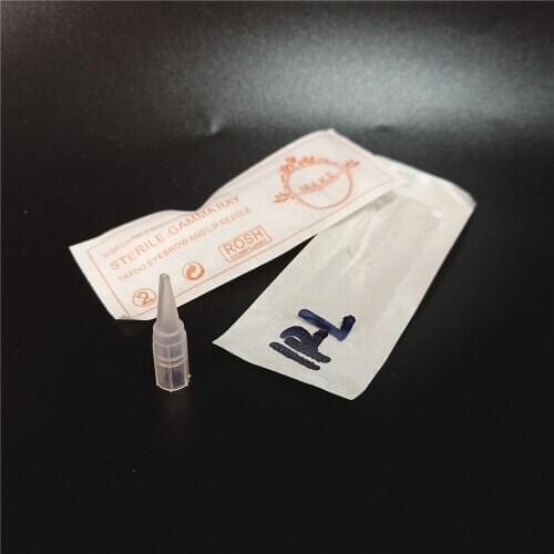 100Pcs Individually Packed Needle Tips Disposable Permanent Makeup Needle Nozzle Caps For Eyebrow Lips Tattoo Machine Big Size