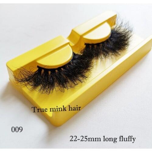 Wholesale 25mm fluffy eye lashes Real Mink eyelashes extra length false eyelash Vendor 3D long full Lash factory direct