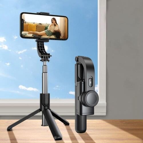 Handheld Gimbal Bluetooth Handheld Stabilizer with Tripod Selfie Stick for Smartphone Xiaomi iPhone Huawei Action Camera Video
