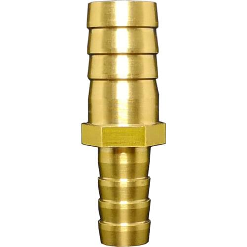 4 6 8 10 12 14 16 19mm Hose Barb Hosetail Straight Reducing Reducer Adapters Transfer Brass Pipe Fitting Water Gas Oil