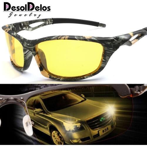 Men Driving Sunglasses Polarized Mirror Sun Glasses Classic Night Goggles Brand Designer Eyewear UV400 Gafas de sol 2019