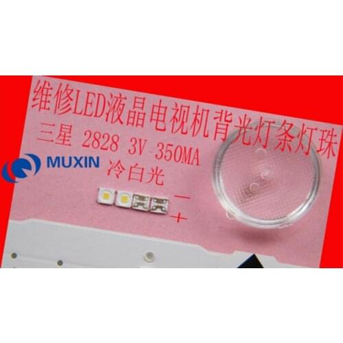 Special FOR repairs Samsung 50 pcs 3255 inch LED LCD TV backlight illuminated bar SMD 2828 LED lamp beads 3V