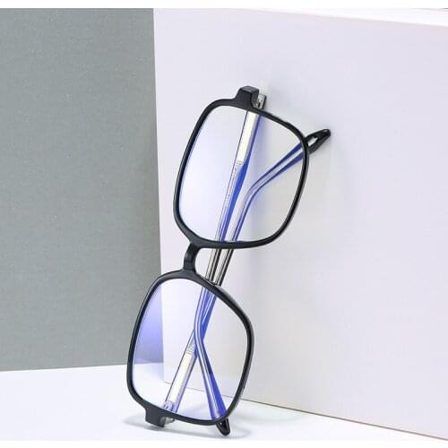 TEENYOUN Student Square Blue Light Blocking Glasses Anti-blue Light Women Flat Mirror TR90 Glasses Frame Optical Eyeglasses