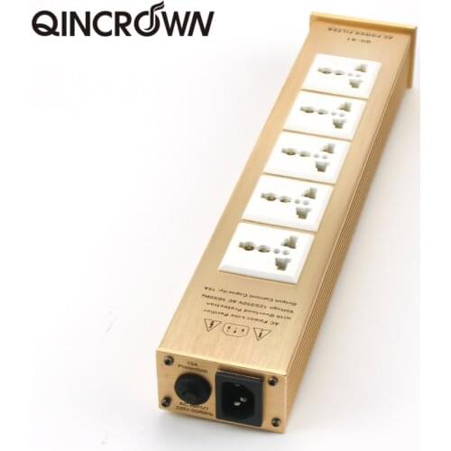 HIFIDIY LIVE QG-K1 QG-K2 HIFI audio power filter socket Power Conditioner Power Purifier Schuko Socket Power Strip