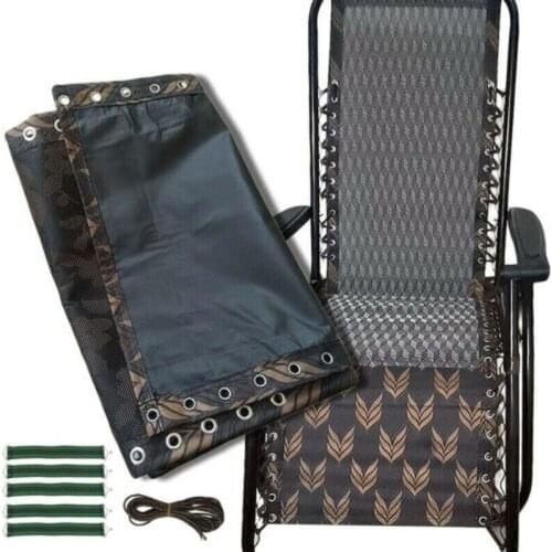 Universal Recliner Replacement Fabric Cloth Breathable Sling Chair Replacement Cloth with Straps(Not Including Chair))