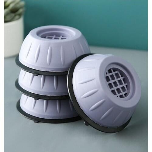 Universal Anti-Vibration Feet Pads Washing Machine Rubber Mat Anti-Vibration Pad Dryer Refrigerator Base Fixed Non-Slip Pad