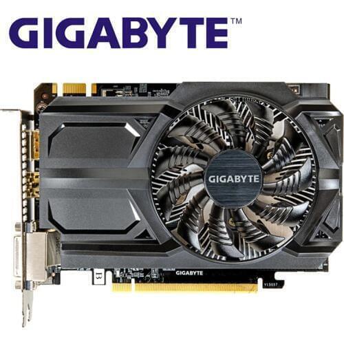 GIGABYTE GTX950 2GB Graphics Cards GV-N950OC-2GD D5 GDDR5 N950D5 2GD Video Card for nVIDIA Geforce GTX950 2G Hdmi Dvi Cards Used
