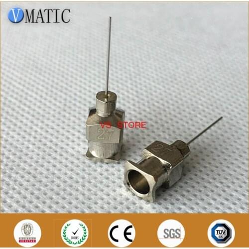 High Quality 0.5 Inch Tip Length 27G All Metal Tips Blunt Stainless Steel 12Pcs Dispensing Syringe Needle Tips 1/2 Inch