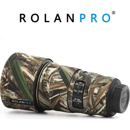 ROLANPRO Lens Coat for Nikon AF-S 300mm F4E PF ED VR Protective Guns Clothing Camouflage Camera Coat Lens Sleeve Guns Case