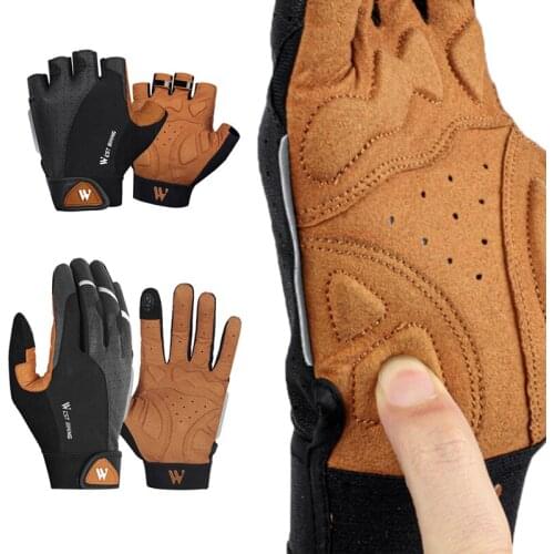 1Pair Shockproof Gloves Sports Cycling Gloves Touch Screen Winter Windproof MTB Bicycle Motorcycle Skiing Fitness Gloves