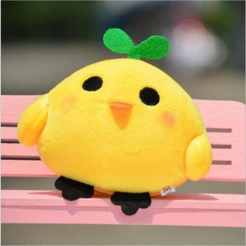1PCS Cartoon Little Yellow Chicken Plush Toys Doll Small Animal Stuffed Toy Mini Doll Cute Girl For Christmas Gift 8cm