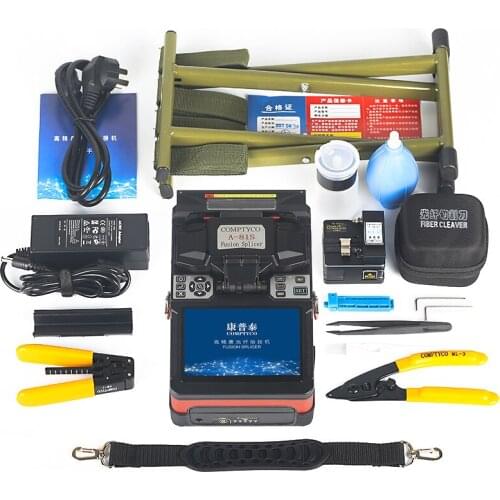 [100% New] A-81S Fully Automatic Fusion Splicer Machine Fiber Optic Fusion Splicer Splicing Machine Laser welding tool