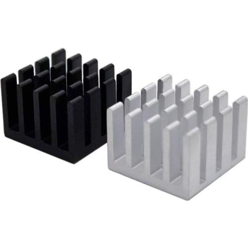 13pcs 14mm*14mm*10mm aluminum routing efficiency radiator heat sink washer video memory thermal block electronic cooling board