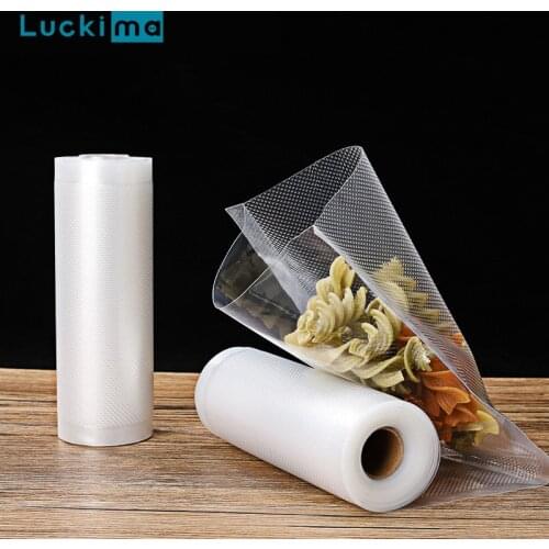 500cm/Roll Food Vacuum Sealer Bag for Vacuum Sealer Meat Vegetable Sous Vide Storage Packaging Bag Kitchen Tool BPA-Free