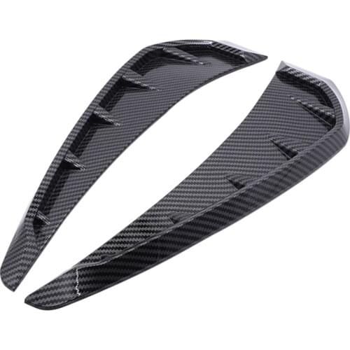 ABS Carbon Fibre Color Side for Fender Vent Air Wing Cover Trim for Honda for Civic 2016-2018 3D Sticker