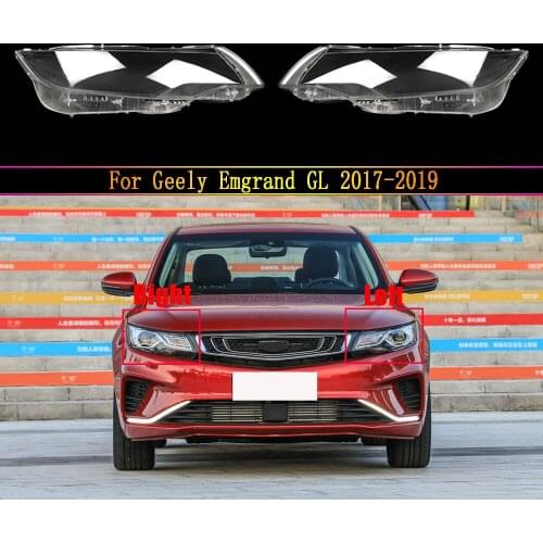 Car Front Headlight Lens Glass Auto Shell Lampshade Head Light Lamp Cover Lampcover For Geely Emgrand GL 2017 2018 2019