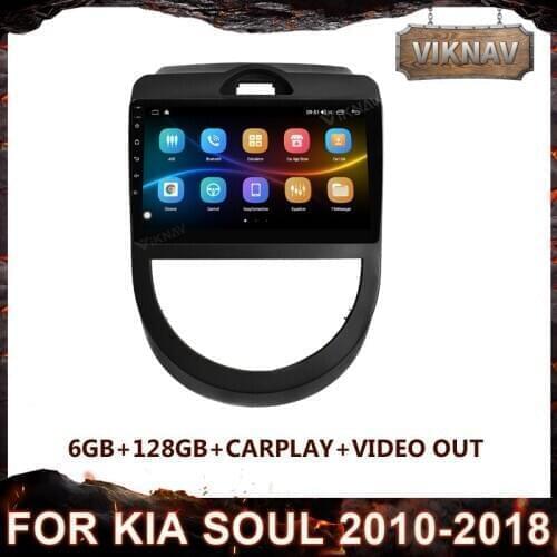 Car Multimedia Video Player 2 Din Android Car Radio For KIA SOUL 2010-2018 GPS Navigation Stereo Stereo Receiver Tape Recorder