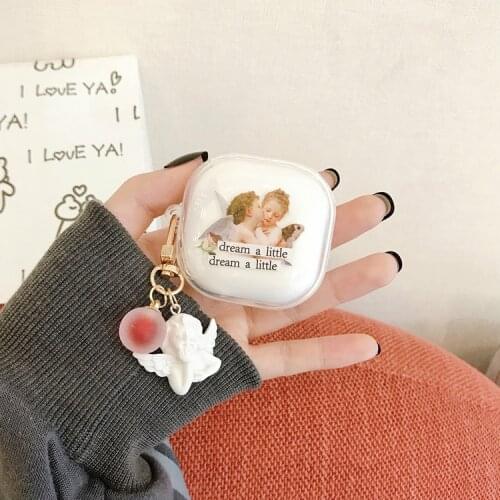 Cute cupid angel Earphone Case for Samsung Galaxy Buds Live Headphone Shockproof Cover for Galaxy Buds Live Accessories