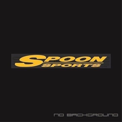 For 2Pcs/Pair Spoon Sport Decal Sticker JDM civic TL TSX RSX S2000 vtec type r Pair Car Styling