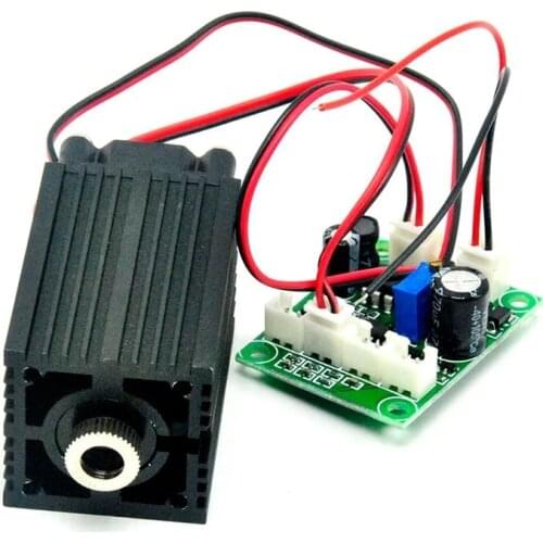 Focusable IR Laser Diode Module 808nm 200mw Dot Laser w/TTL 12V Infrared Light Night Vision