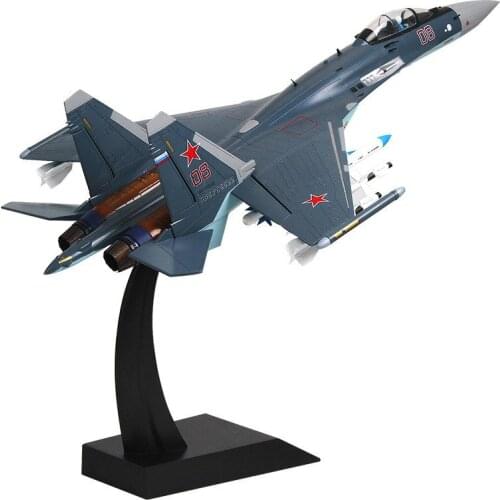 1:48 Russia Air Force Su35 Su-35 fighter Model Metal aircraft Military plane toys Military enthusiast collection model airplane