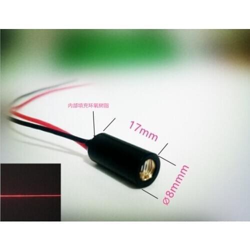 Dia 8mm 635nm 5mw red laser line module 635nm 5mw laser positioning module