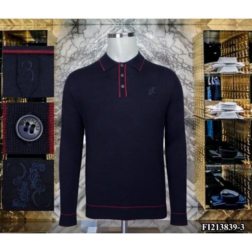 Billionaire Sweater Cashmere mens 2021 winter new zipper Business quality elasticity warm Fashion Business big size M-4XL