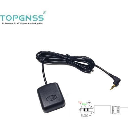 TOPGNSS jack earphone 2.5 3PIN Design GPS G-mouse receiver smart gps antenna