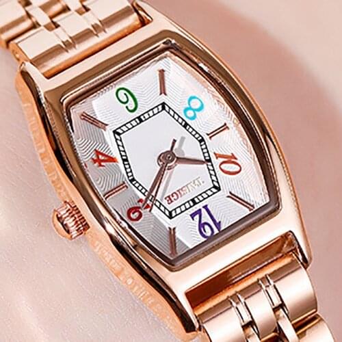 2021 new gold watch womens Bracelet Watch womens waterproof clock womens watch womens creative steel relogio femino quartz w