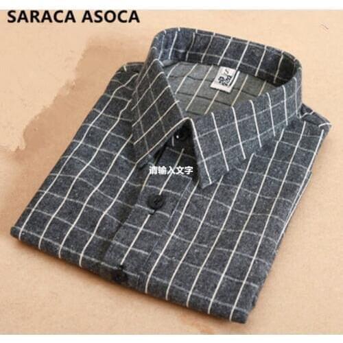 Wholesale All Match Gray Square Plaid Detachable Collar Men Free ironing Profession Mens Shirts Fake Collar A432