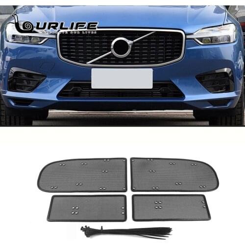 Stainless Front Grille Insert Net Insect Screening Mesh Cover Trim for Volvo XC60 2018 2019 2020 Sport Accessories