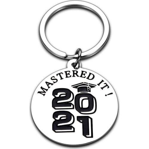 2021 Graduation Gift Keychain for Masters Students Class of 2021 Seniors Nurses Masters Students Medical Daughter Son Graduates