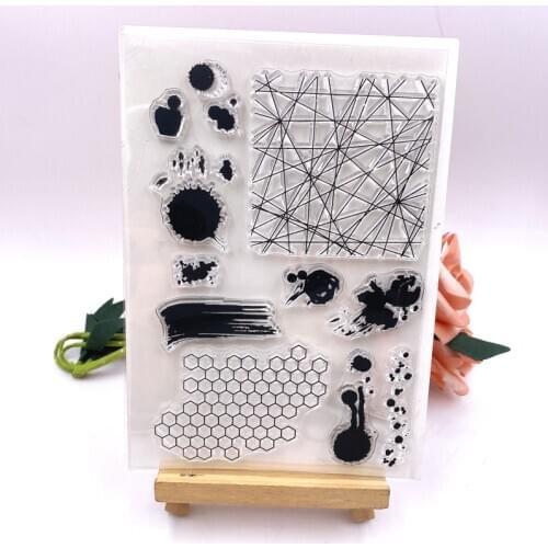 ZFPARTY Background Transparent Clear Silicone Stamp/Seal for DIY scrapbooking/photo album Decorative card making
