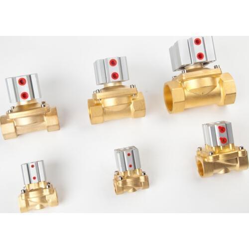 Air control air cylinder Solenoid Valve DN15/20/25/35/40/50 Normally Closed Pneumatic for Water Oil Air Gas Air Cylinder