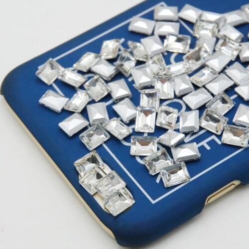 New Sale Crystal Clear Color Glass Rhinestones PointBack Rectangle Shape 2x4mm 2.5x5mm 3x7mm 5x10mm 8x10mm