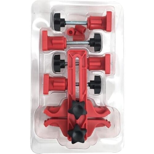 Universal Car Auto Dual Cam Clamp Cam Holder shaft Engine Timing Locking Tool 5 Pcs Sprocket Gear Kit Universal Lock Tools