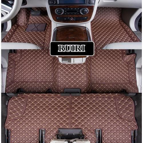 High quality! Custom special car floor mats for Mercedes Benz R Class 6 7 seats W251 2018-2006 waterproof non-slip car carpets